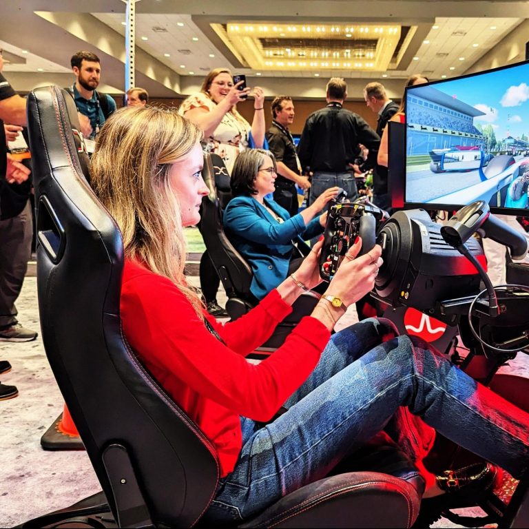 Racing Simulators with comfort seating