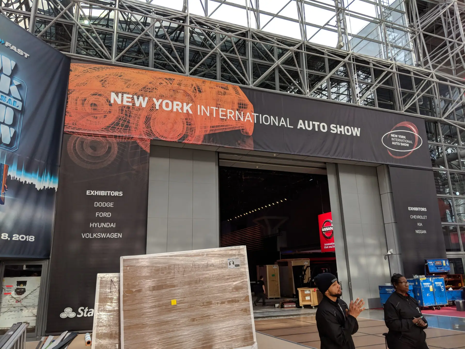 NY International Auto Show Entrance