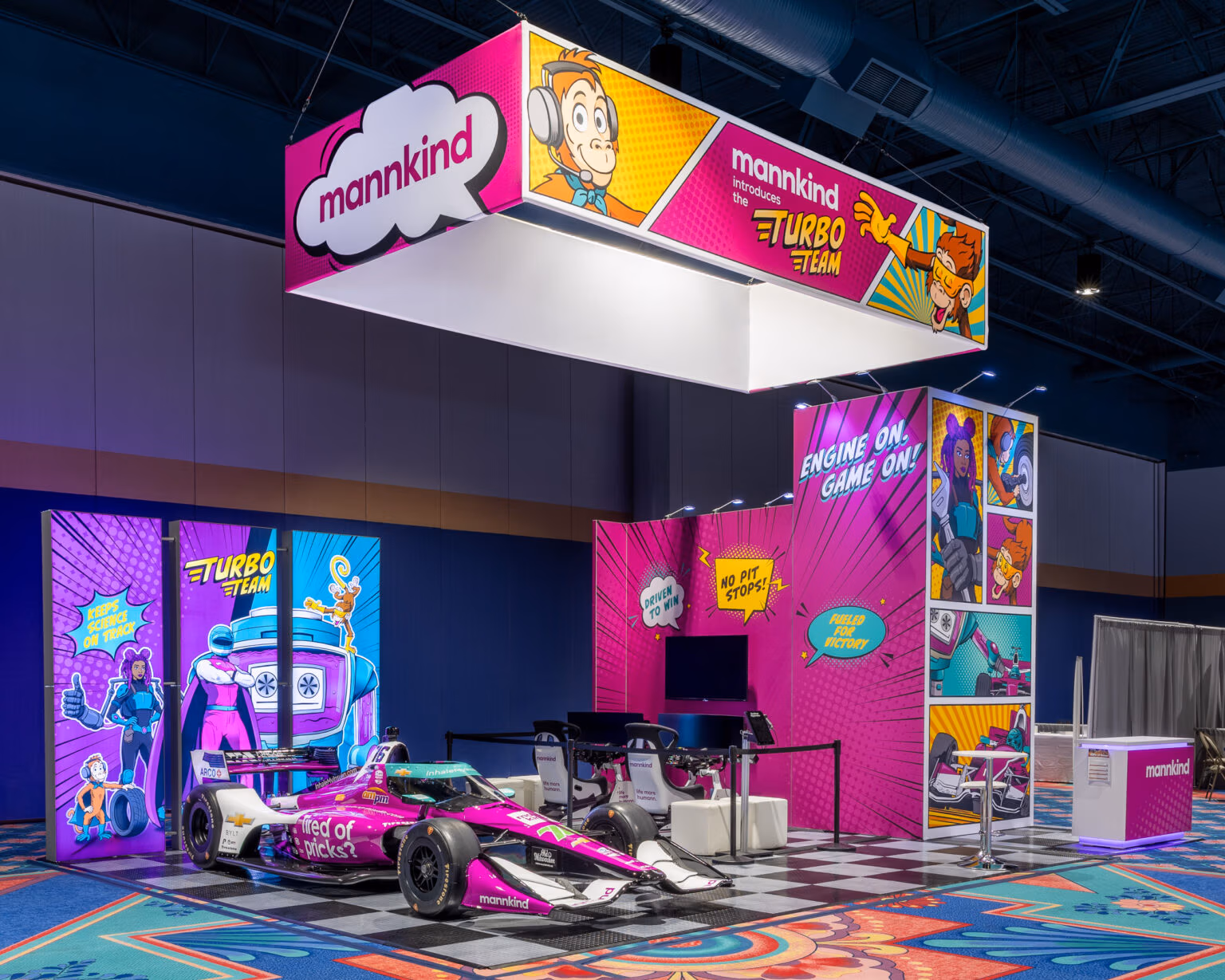 Mannkind tradeshow booth